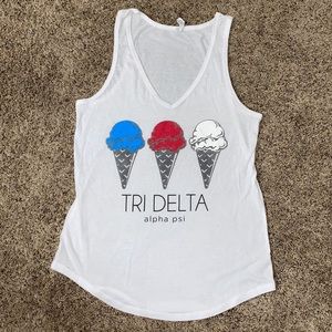 Tri Delta Ice Cream Tank